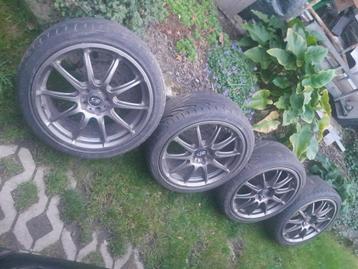 Te koop: 4 Rota velgen (5x100) met Toyo banden beschikbaar voor biedingen