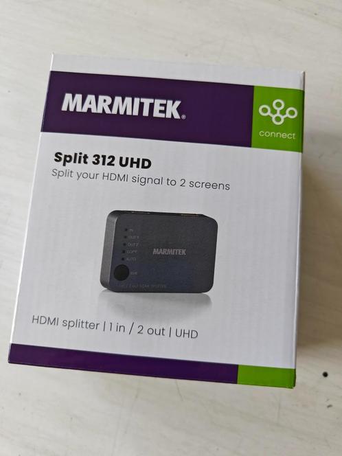 Nieuwe HDMI Splitter 1 in / 2 out, Informatique & Logiciels, Moniteurs, Neuf, HDMI, Gaming, Ultra HD (4K), Enlèvement