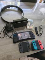 Nintendo Switch 1 - met Ring Fit-game en accessoires, Games en Spelcomputers, Ophalen of Verzenden, Zo goed als nieuw