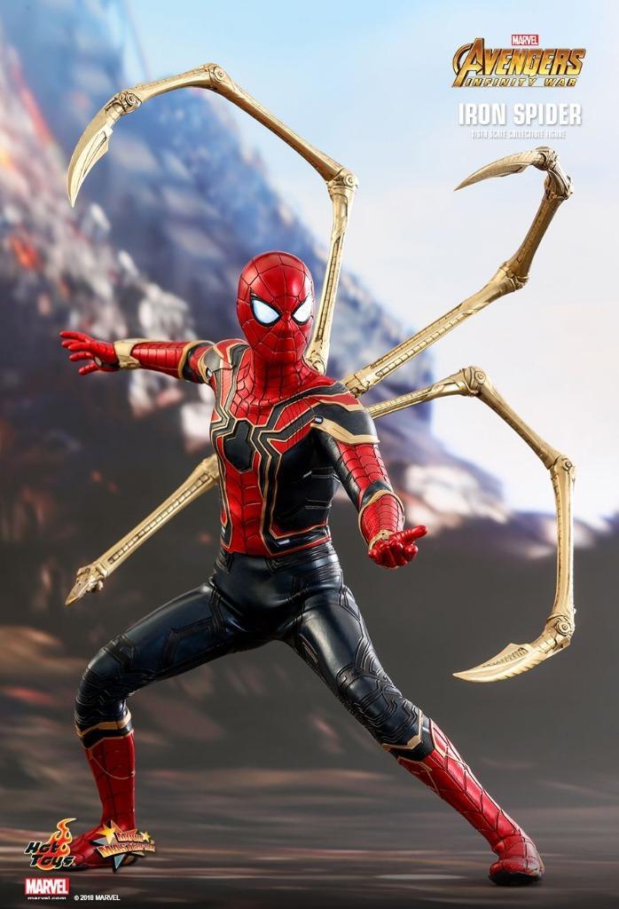 Hot Toys Iron Spider MMS482, Verzamelen, Beelden en Beeldjes, Nieuw, Mens, Ophalen of Verzenden