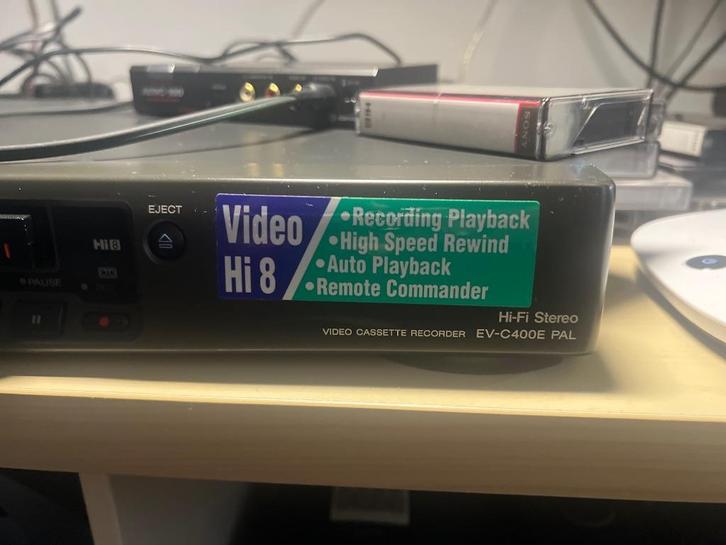 Sony EV-C400E hi8 video8 videorecorder, Audio, Tv en Foto, Overige Audio, Tv en Foto, Gebruikt, Ophalen of Verzenden