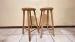 2 x tabourets en bois, Maison & Meubles, Tabourets, Enlèvement, Bois