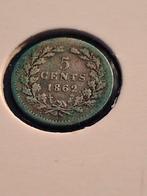 5 ct 1862 Ag, Postzegels en Munten, Munten | Nederland, Verzenden