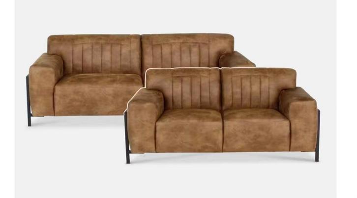 Zetel Sommer Texas caramel 3 zit + 2 zit, Huis en Inrichting, Zetels | Zetels, Ophalen