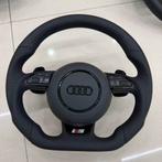 Volant Audi entièrement en cuir, plat, sportif, S RS, Autos : Pièces & Accessoires, Commande, Enlèvement ou Envoi, Neuf, Audi