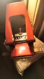 Vintage oranje perforator, Antiek en Kunst, Ophalen of Verzenden