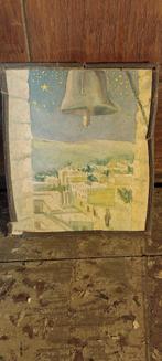 Kleine aquarel op karton gesigneerd Viviane, 12x14, n16, Ophalen