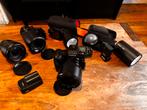 Fujifilm X-H2 , 3 x fujinon top lenses, top flash set ., Audio, Tv en Foto, Ophalen, Zo goed als nieuw, Canon
