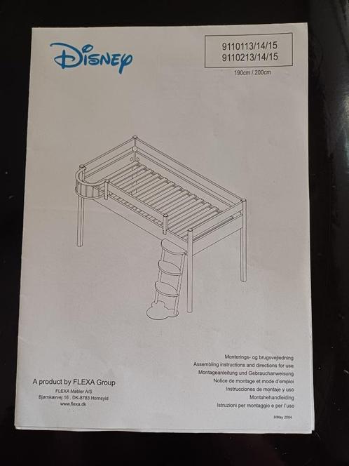 Halfhoogslaper Disney, Kinderen en Baby's, Kinderkamer | Stapelbedden en Hoogslapers, Halfhoogslaper, Ophalen