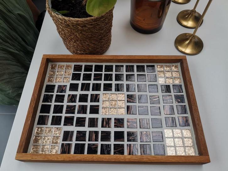 Handgemaakt, uniek dienblad, Huis en Inrichting, Woonaccessoires | Dienbladen, Nieuw, Ophalen