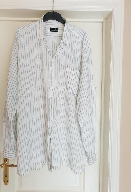 Herenhemd Freewood, in super staat, Kleding | Heren, Overhemden, Nieuw, Halswijdte 43/44 (XL), Wit, Ophalen of Verzenden
