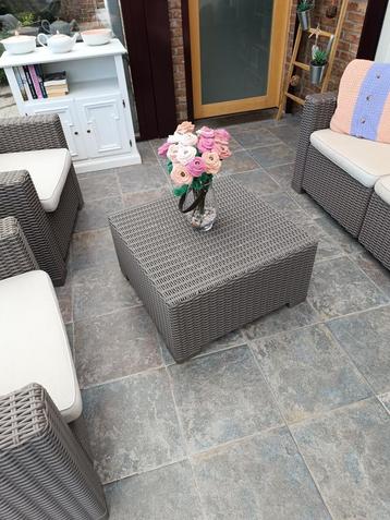 Loungeset Allibert California cappuccino 5 personen  beschikbaar voor biedingen