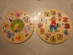 Speelgoed Houten uurwerk 2st, Ophalen, Gebruikt