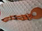 Collier, Bijoux, Sacs & Beauté, Colliers, Enlèvement ou Envoi, Comme neuf, Orange
