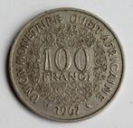 Afrique de l'Ouest (BCEAO) 100 francs 1967, Ophalen of Verzenden, Losse munt, Overige landen