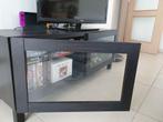 Meuble Tv avec portes en verre à piston, 120x42x49 cm, Utilisé