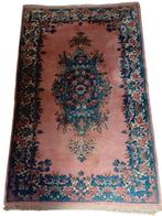 Kirman Raver handgeknoopt tapijt., Antiquités & Art, Enlèvement ou Envoi