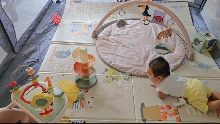 Lionelo Willow XL Playpen, Kinderen en Baby's, Babyparken, Zo goed als nieuw, Rechthoekig, Boxkleed, Ophalen