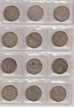 12 x 5 Frank Leopold 2 zilver, Postzegels en Munten, Munten | België, Ophalen, Zilver, Setje, Zilver