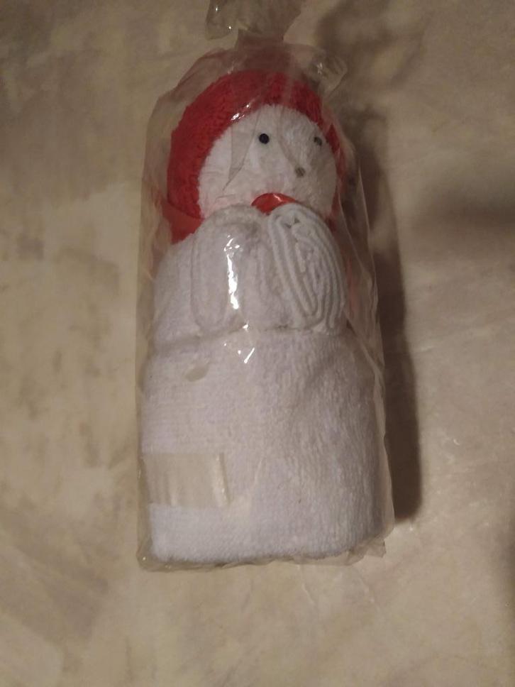 speciaal mooi nieuw cadeau handdoek in vorm van een mannetje, Huis en Inrichting, Badkamer | Badtextiel en Accessoires, Nieuw