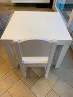 IKEA kindertafel + stoel Saint Nicolas Noël, Kinderen en Baby's, Kinderstoelen, Ophalen, Gebruikt, Hangstoel