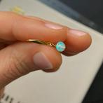 Boucles d'oreilles  opale éthiopienne naturel or jaune 18K, Neuf, Enlèvement ou Envoi, Or, Avec pierre précieuse