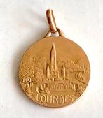 Verguld Lourdes-medaillon, Goud
