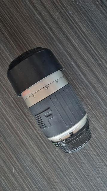 Lens Cosina / Lens Nikon + Analoge camera Nikon F80