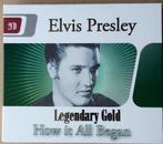 ELVIS PRESLEY "Legendary Gold" How it all Began, Verzenden, Zo goed als nieuw, Poprock
