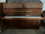 Geyer piano hoogglans - hoogte 110 cm - in zeer goede staat, Gebruikt, Bruin, Ophalen of Verzenden, Piano
