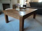 oud teaken salontafel, Huis en Inrichting, Tafels | Salontafels, Ophalen, Gebruikt, 100 tot 150 cm, Teakhout