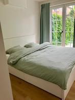 2 persoons bed, 160 cm, Overige materialen, Wit, Zo goed als nieuw