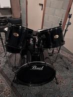 Pearl drumstel Target. Zwart., Muziek en Instrumenten, Drumstellen en Slagwerk, Ophalen, Zo goed als nieuw, Pearl