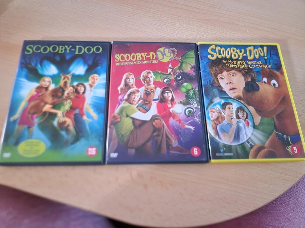 3 dvds scooby doo, Ophalen of Verzenden, Gebruikt