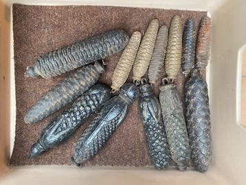 Lot gewichten voor antieke klokken, 23 stuks. beschikbaar voor biedingen