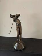 Bronzen golfer, Antiek en Kunst, Ophalen