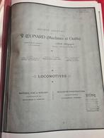 Chemin de fer - Catalogue locomotives SA St Léonard Liège, Envoi, Comme neuf, Train, Livre ou Revue