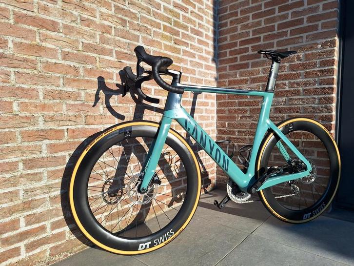 Canyon aerode cf slx 7 axs maat xl, Fietsen en Brommers, Fietsen | Racefietsen, Zo goed als nieuw, Ophalen