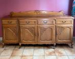 Groot laag dressoir — 220 cm — zeer stevig, Huis en Inrichting, Kasten | Dressoirs, Ophalen, Zo goed als nieuw