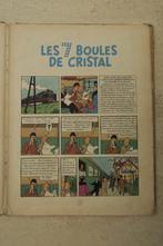 Tintin Hergé Les sept boules de cristal  E0 titre bleu 1948, Livres, Enlèvement ou Envoi