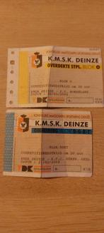 Oude voetbaltickets KMSK Deinze 2004