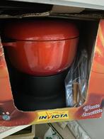 Invicta fondueset, gietijzer, robijn, Ophalen of Verzenden, Nieuw