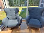 2 Fauteuil stoelen, Ophalen, Gebruikt, Stof