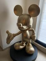 Mickey Mouse op ware Harsfiguur grootte monochroom goud, Verzamelen, Beelden en Beeldjes, Ophalen, Zo goed als nieuw, Fantasy