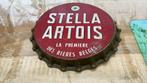 Plaque stella Artois tôlée, Collections, Marques de bière, Panneau, Plaque ou Plaquette publicitaire, Utilisé