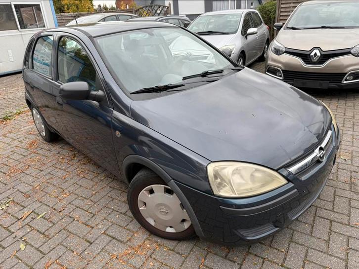 Opel Corsa 2006 1.0 ess ve, Auto's, Opel, Bedrijf, Corsa, Benzine, Euro 4, Stadsauto, Handgeschakeld, Groen, Zwart, Stof, Voorwielaandrijving