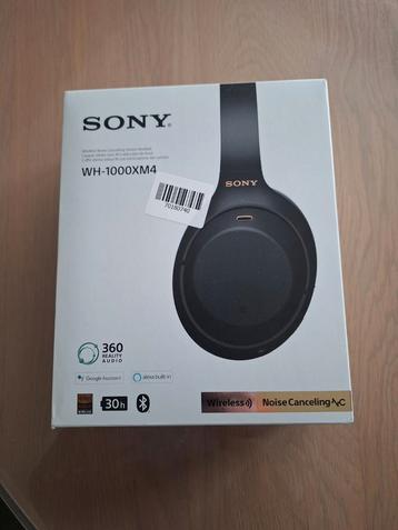 Zwarte Noice cancelling Sony hoofdtelefoon. beschikbaar voor biedingen