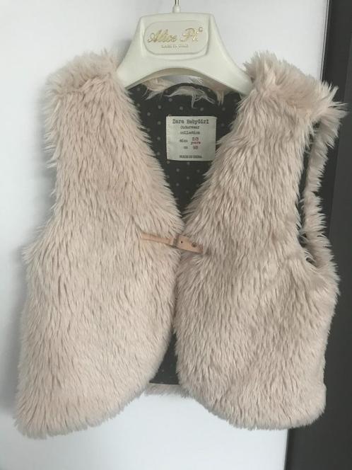 Roos bontjasje maat 98, in perfecte staat!, Kinderen en Baby's, Kinderkleding | Maat 98, Zo goed als nieuw, Meisje, Trui of Vest