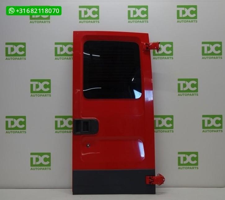 Iveco Daily ('08-'11) Achterdeur rechts met ruit rood H1, Auto-onderdelen, Carrosserie, Deur, Achter, Rechts, Gebruikt, Ophalen of Verzenden