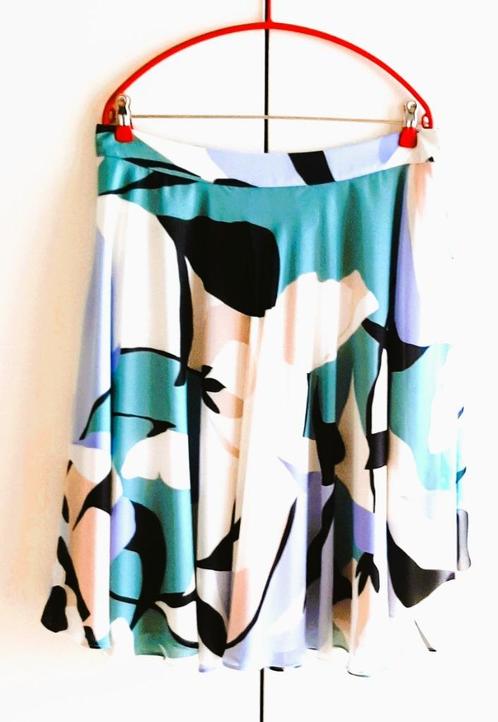 Te koop: Nieuw! Mooie brede rok van "Esprit" met topje, 42, Kleding | Dames, Rokken, Nieuw, Maat 42/44 (L), Blauw, Boven de knie